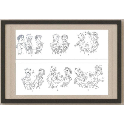 Phung Hai Le 29x21cm Orijinal Karikatür BOD03031