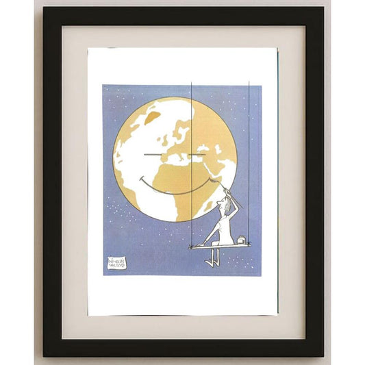 Niyazi Yoltaş 29x21cm Orijinal Karikatür BOD03032
