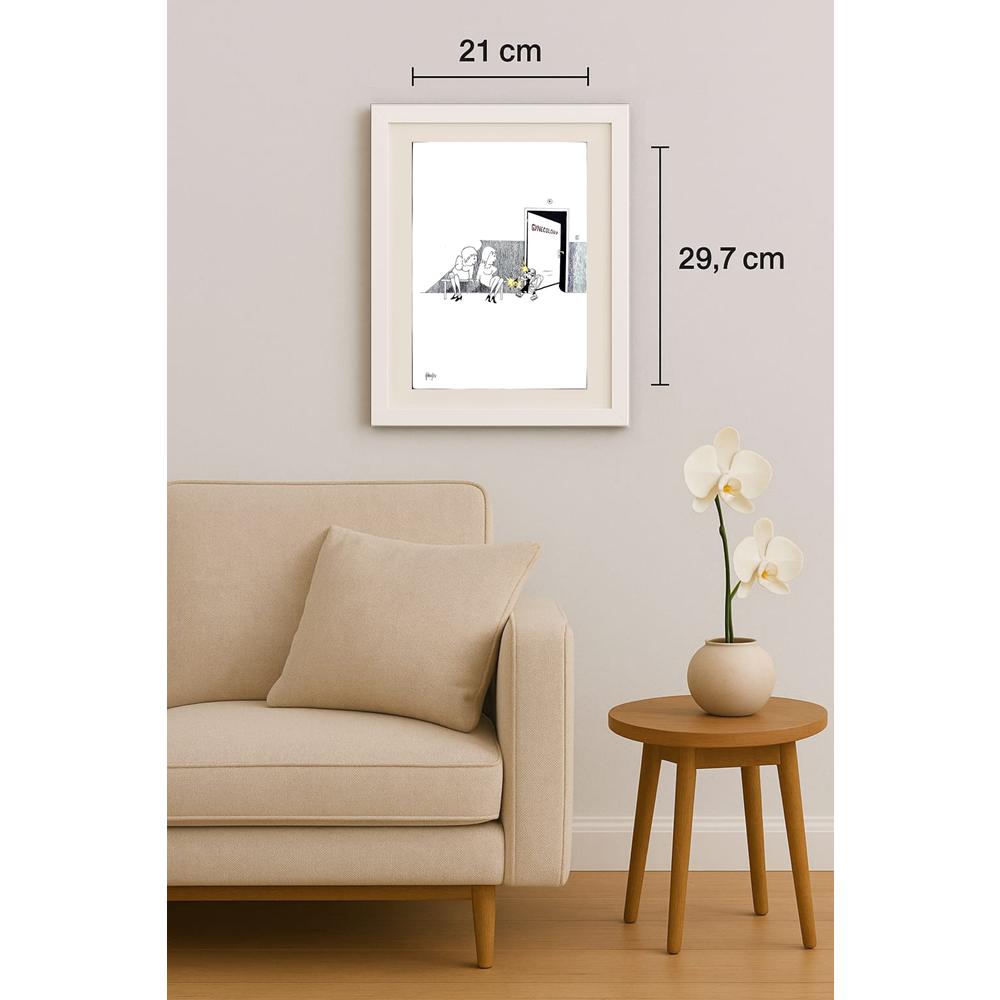 Miroslav Jakovljev 29x21cm Orijinal Karikatür BOD03034