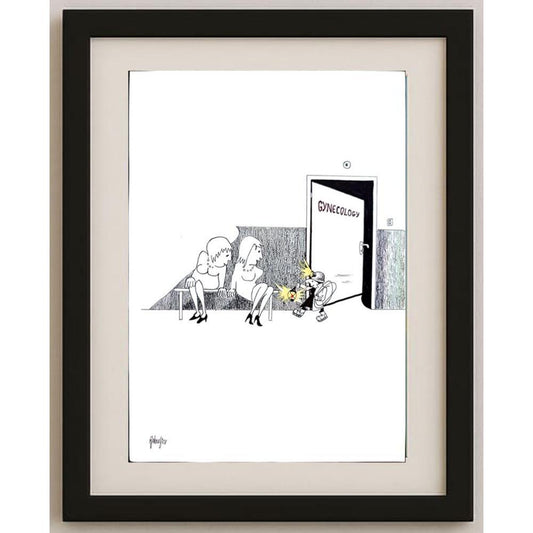 Miroslav Jakovljev 29x21cm Orijinal Karikatür BOD03034