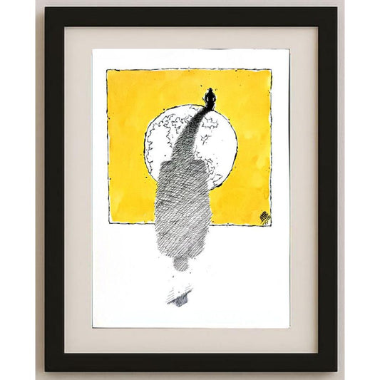 Davood Yarahmadi 29x21cm Orijinal Karikatür BOD03038