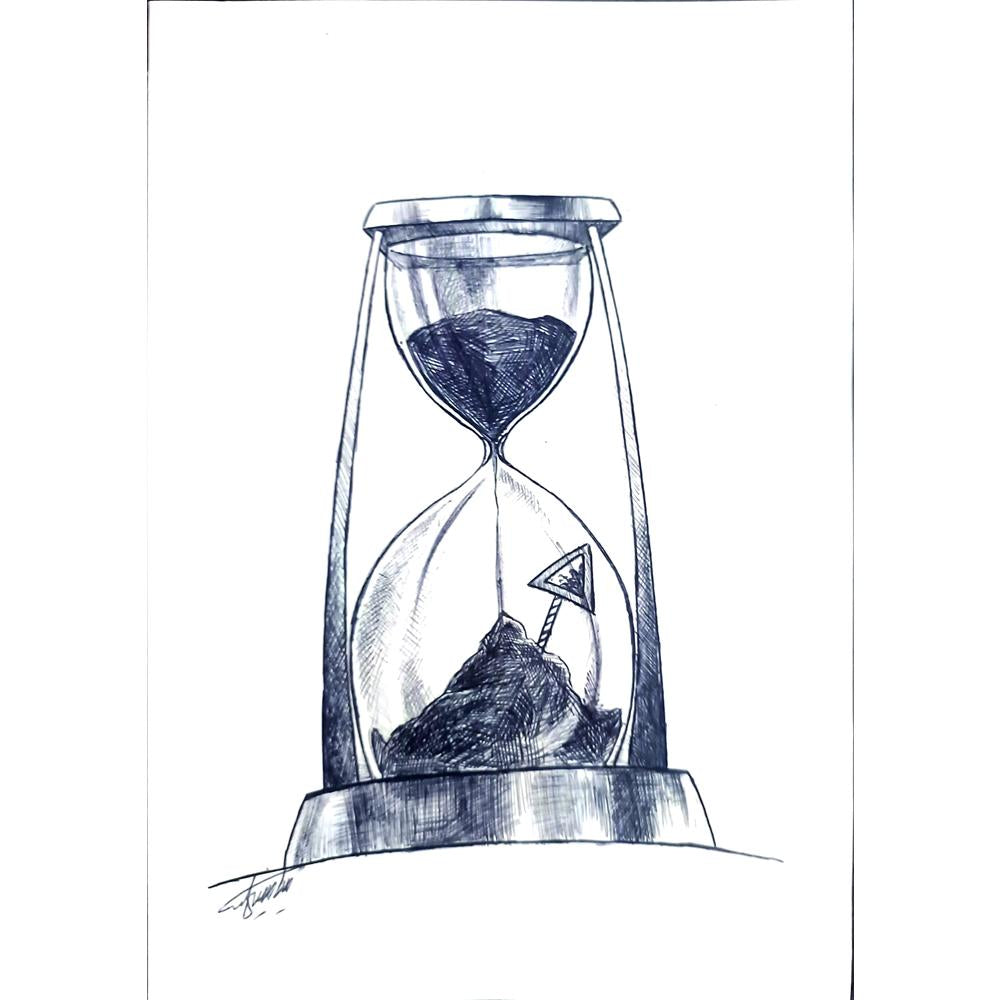 Mina Hosseinzadeh 29x21cm Orijinal Karikatür BOD03039