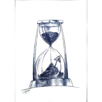 Mina Hosseinzadeh 29x21cm Orijinal Karikatür BOD03039