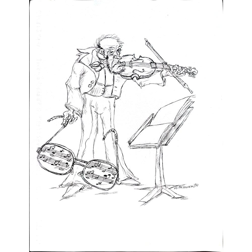 Tsvetomir Veleshky 35x25cm Orijinal Karikatür BOD03040