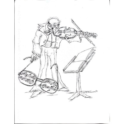 Tsvetomir Veleshky 35x25cm Orijinal Karikatür BOD03040