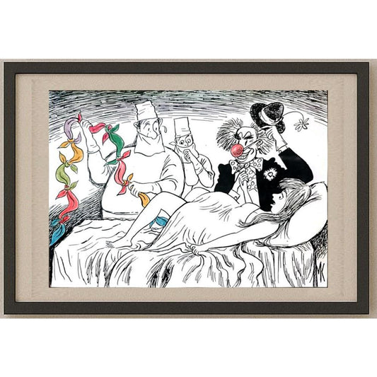 Nickolaj Kapusta 29x21cm Orijinal Karikatür BOD03041
