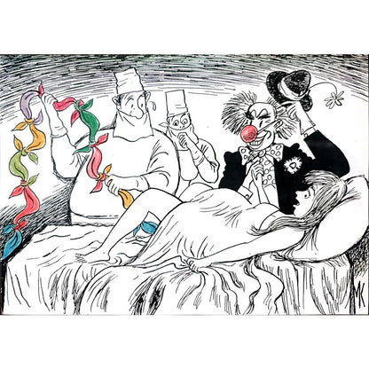 Nickolaj Kapusta 29x21cm Orijinal Karikatür BOD03041