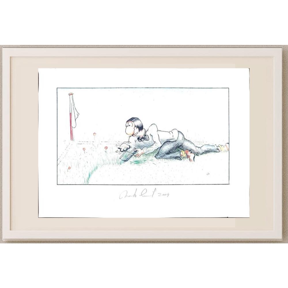 Moritz Emil 29x21cm Orijinal Karikatür BOD03043