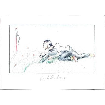 Moritz Emil 29x21cm Orijinal Karikatür BOD03043