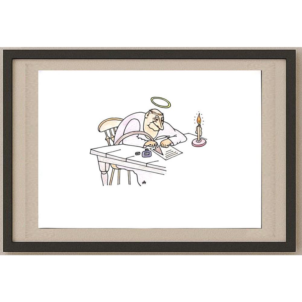 Alexei Talimonov 29x21cm Orijinal Karikatür BOD03048