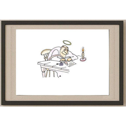 Alexei Talimonov 29x21cm Orijinal Karikatür BOD03048