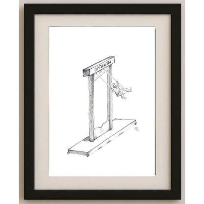 Erwin Pischel 29x21cm Orijinal Karikatür BOD03050