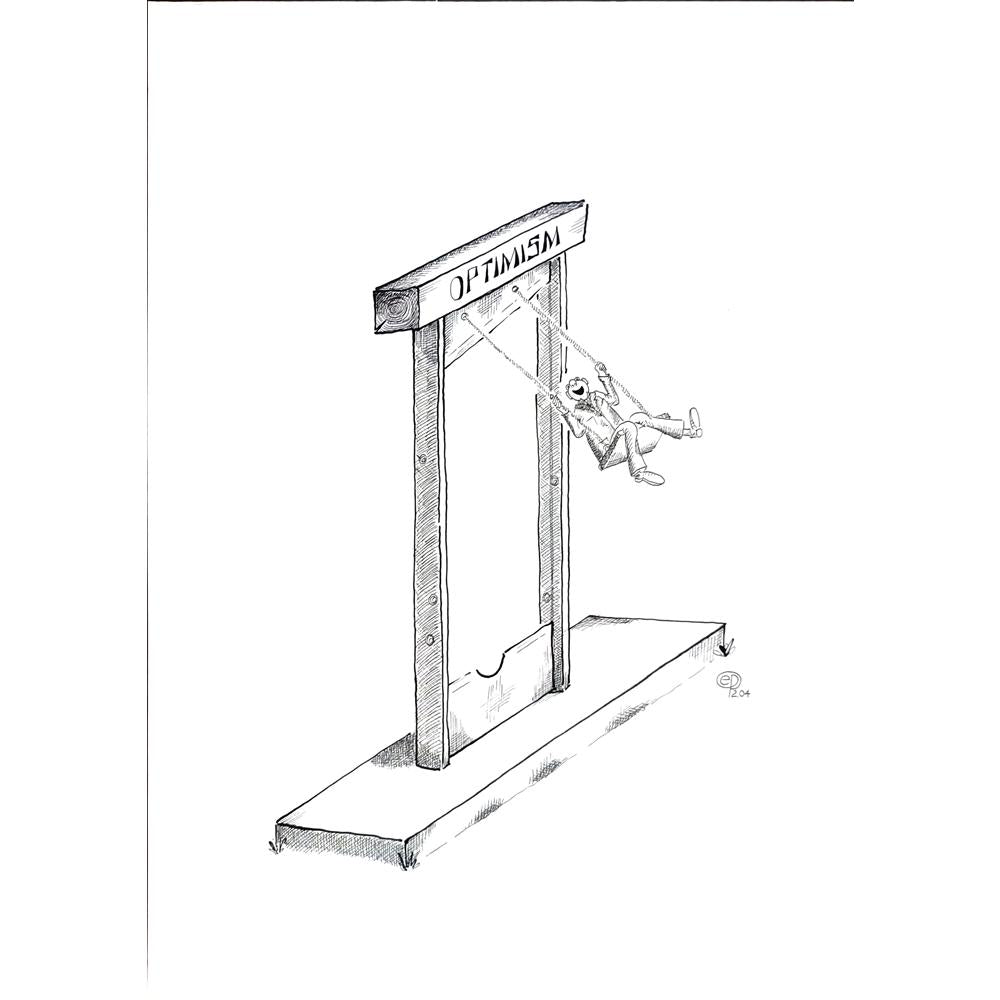 Erwin Pischel 29x21cm Orijinal Karikatür BOD03050