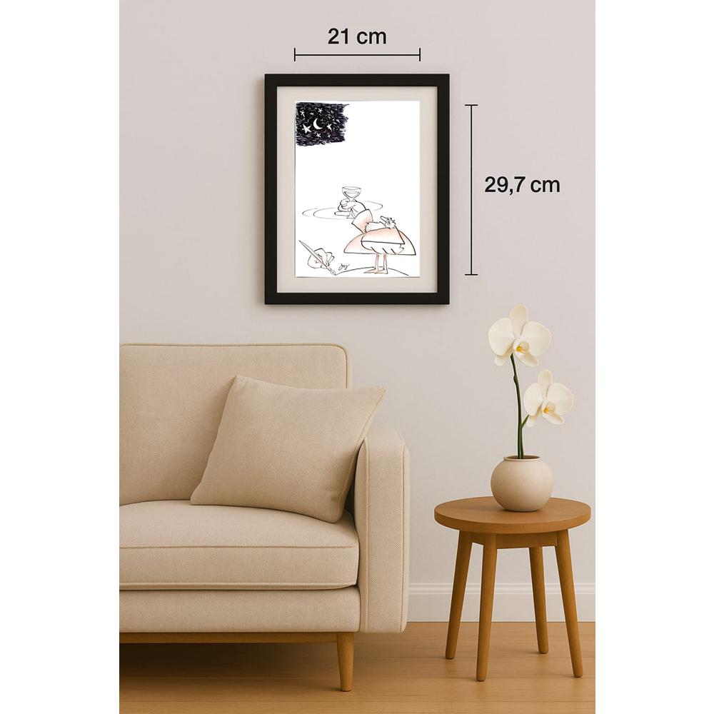 Özgen Özmen 29x21cm Orijinal Karikatür BOD03051