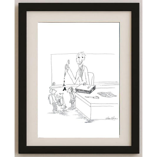 Hasan Efe 29x21cm Orijinal Karikatür BOD03052