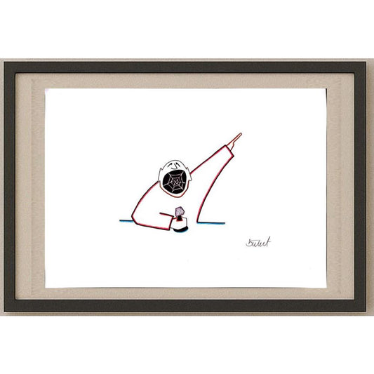 Bülent Fidan 35x25cm Orijinal Karikatür BOD03054