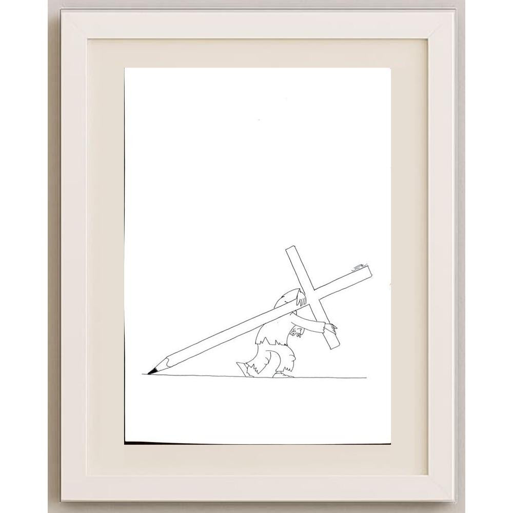 Marcel Kristofovic 29x21cm Orijinal Karikatür BOD03058