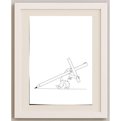 Marcel Kristofovic 29x21cm Orijinal Karikatür BOD03058