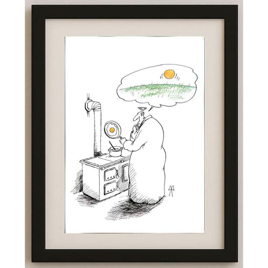 Bretislav Kovarik 29x21cm Orijinal Karikatür BOD03066