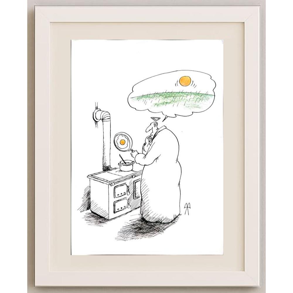 Bretislav Kovarik 29x21cm Orijinal Karikatür BOD03066