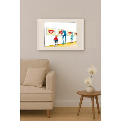 Tsocho Peev 35x25cm Orijinal Karikatür BOD03068