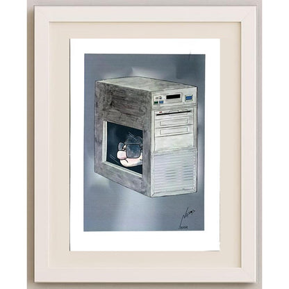 Athanassios Efthimiadis 29x21cm Orijinal Karikatür BOD03078