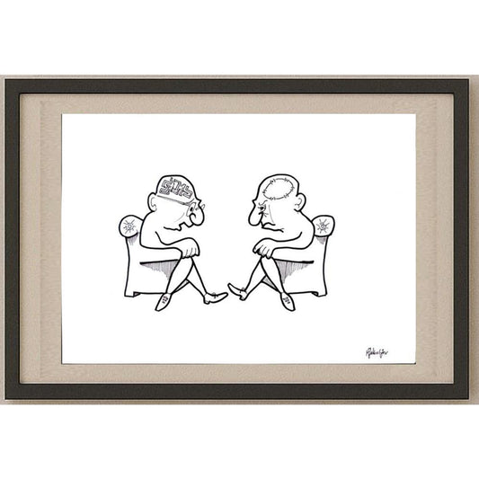 Miroslav Jakovljev 29x21cm Orijinal Karikatür BOD03084