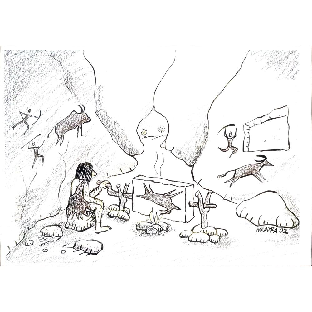 Musa Kayra 29x21cm Orijinal Karikatür BOD03095