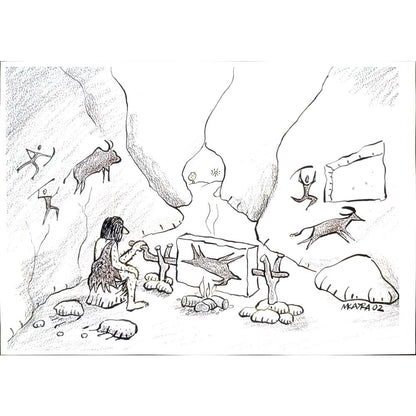 Musa Kayra 29x21cm Orijinal Karikatür BOD03095