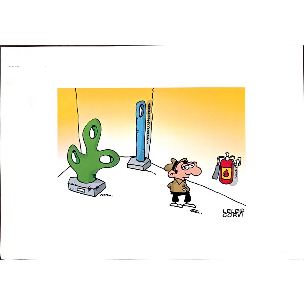 Gabriele Corvi 29x21cm Orijinal Karikatür BOD03102