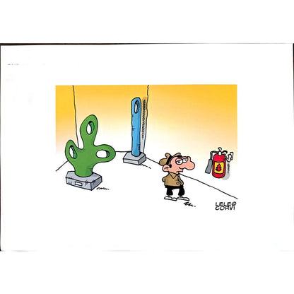 Gabriele Corvi 29x21cm Orijinal Karikatür BOD03102