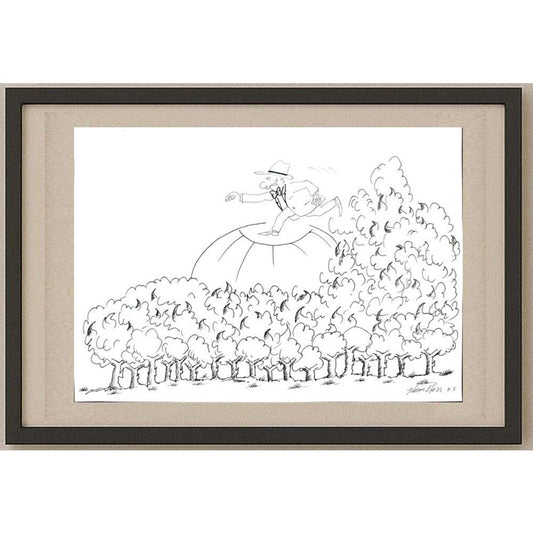 Hasan Efe 29x21cm Orijinal Karikatür BOD03107