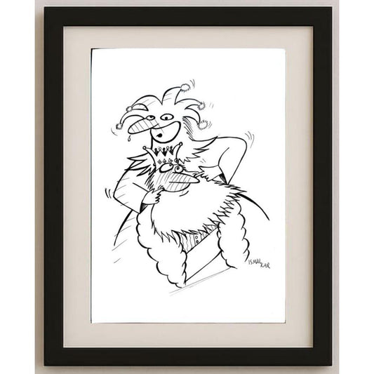 İsmail Kar 29x21cm Orijinal Karikatür BOD03111