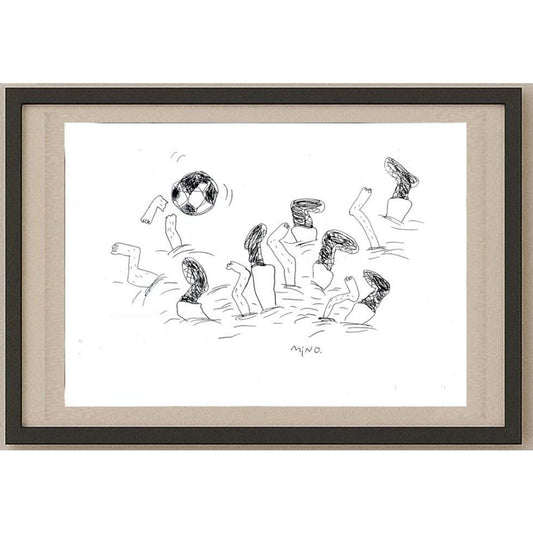Minoru Tanaka 43x30cm Orijinal Karikatür BOD03116