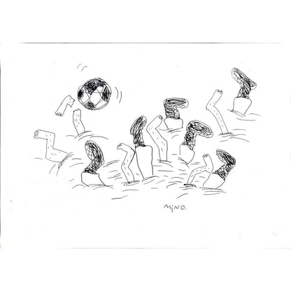 Minoru Tanaka 43x30cm Orijinal Karikatür BOD03116