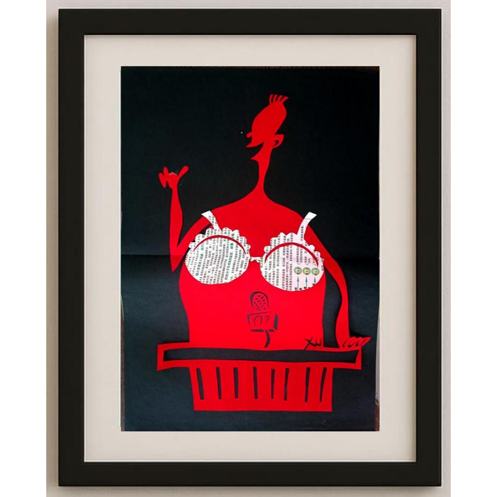 Wan Bo Yuan 43x30cm Orijinal Karikatür BOD03118
