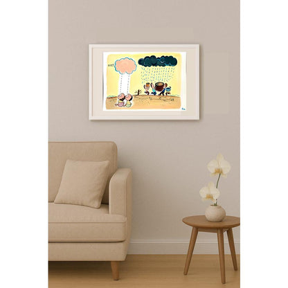 Kasuge Riyako 43x30cm Orijinal Karikatür BOD03124