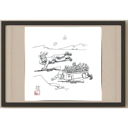 Makato Ayusawa 28x28cm Orijinal Karikatür BOD03127