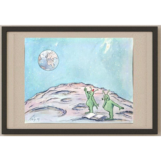 Bossens Philippe 35x25cm Orijinal Karikatür BOD03128