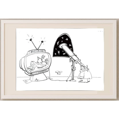 Özgen Özmen 29x21cm Orijinal Karikatür BOD03130