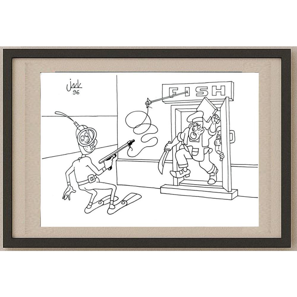 Gennady Chegodayev 29x21cm Orijinal Karikatür BOD03135