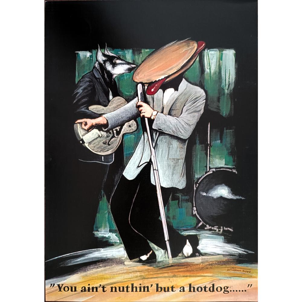 Willem Henkes 29x21cm Orijinal Karikatür BOD03141