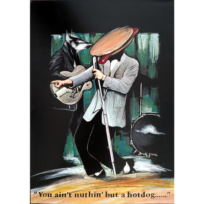 Willem Henkes 29x21cm Orijinal Karikatür BOD03141