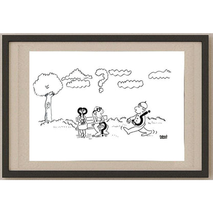 Mahmut Kaçan 43x30cm Orijinal Karikatür BOD03157
