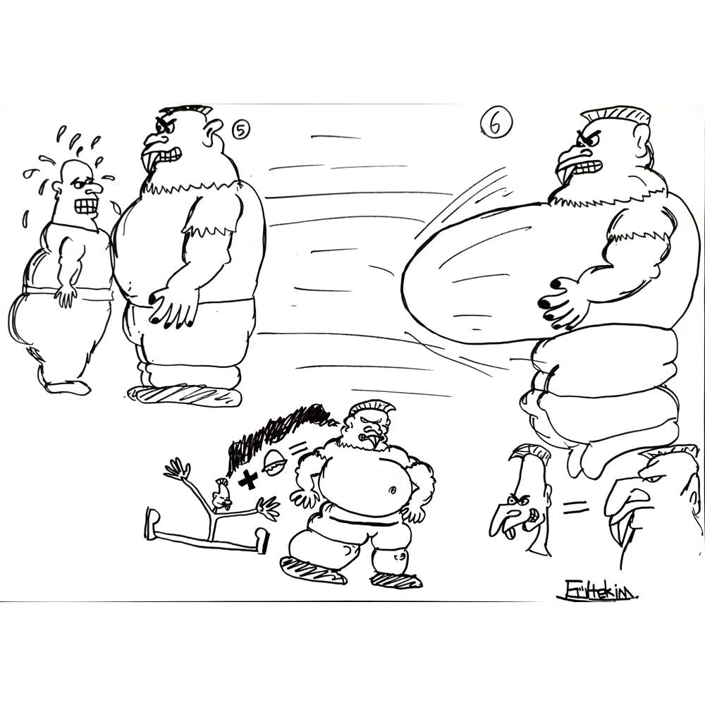 Ertekin 43x30cm Orijinal Karikatür BOD03160