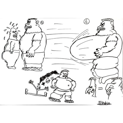 Ertekin 43x30cm Orijinal Karikatür BOD03160