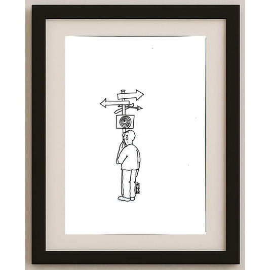 Hakan Demirli 43x30cm Orijinal Karikatür BOD03166