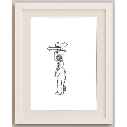 Hakan Demirli 43x30cm Orijinal Karikatür BOD03166