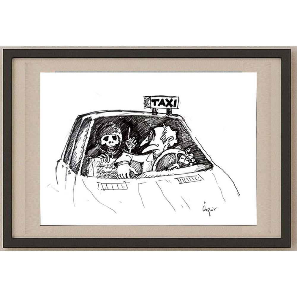 Özgür 43x30cm Orijinal Karikatür BOD03170