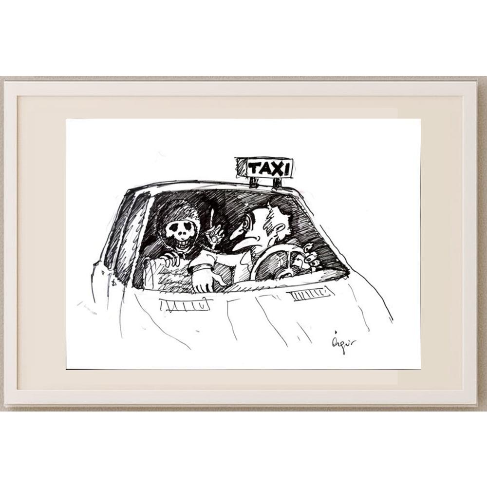 Özgür 43x30cm Orijinal Karikatür BOD03170
